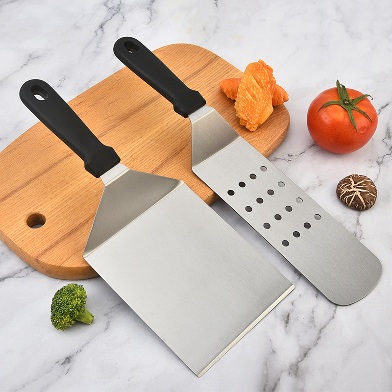 Okonomiyaki Spatula - Kitchen Stainless Steel Scraper Cooking Spatula