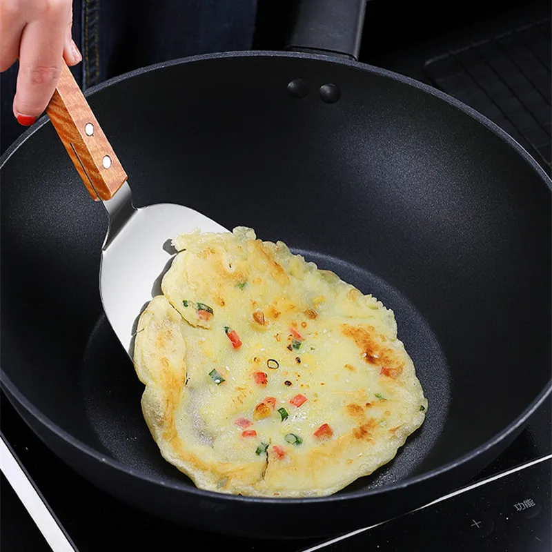 Stainless Steel Wooden Handle  - Okonomiyaki Spatula review and price