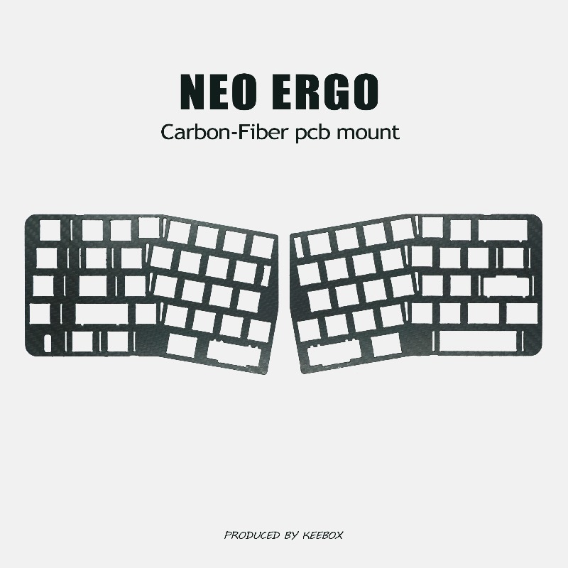 Neo Ergo Keyboard Positioning  - Crepe Pan Carbon review and price