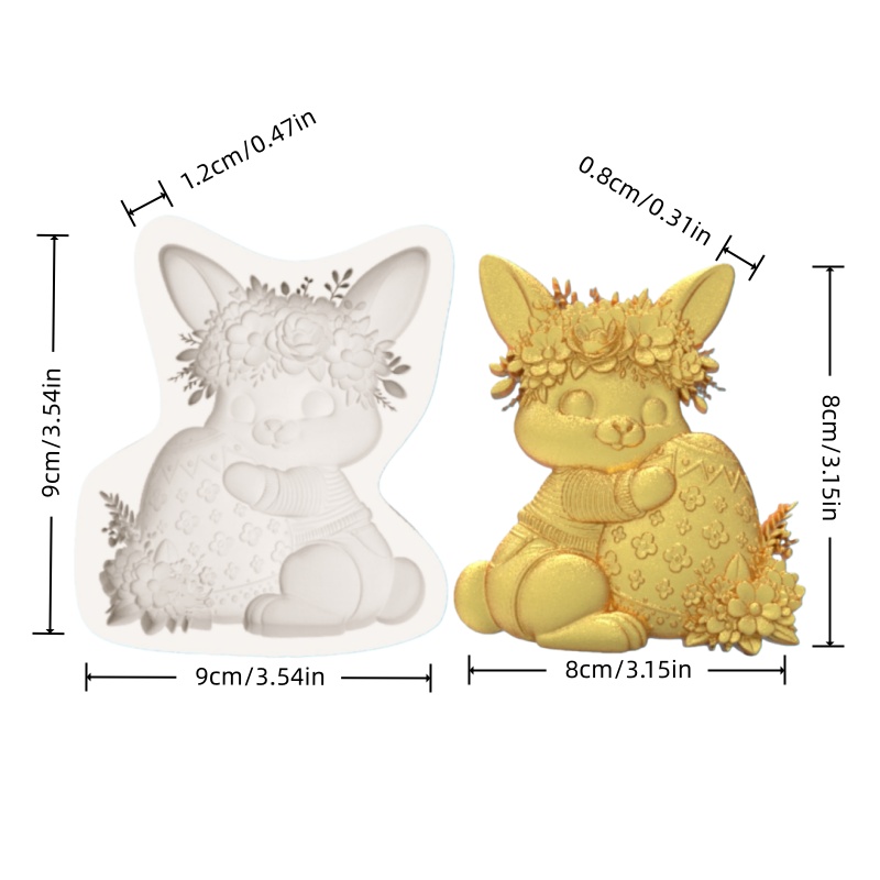 Easter Wreath Bunny Silicone B - Bunny Cake Mold review and price