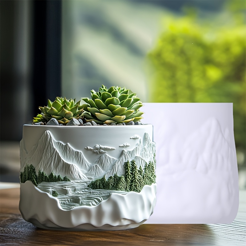 Mountain relief succulent plan - Potsticker Mold review and price