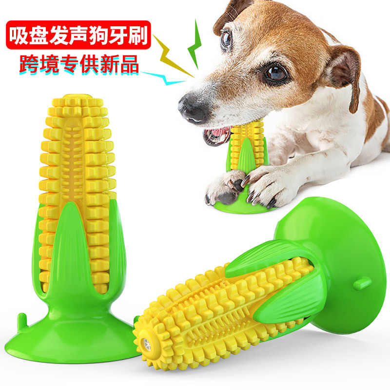 Dog toy with suction cup and c - Corn Dog Stick review and price