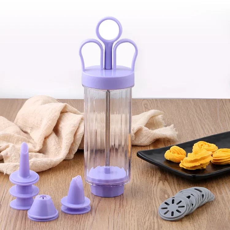DIY Manual Cookie Press Maker  - Churros Maker Gun review and price