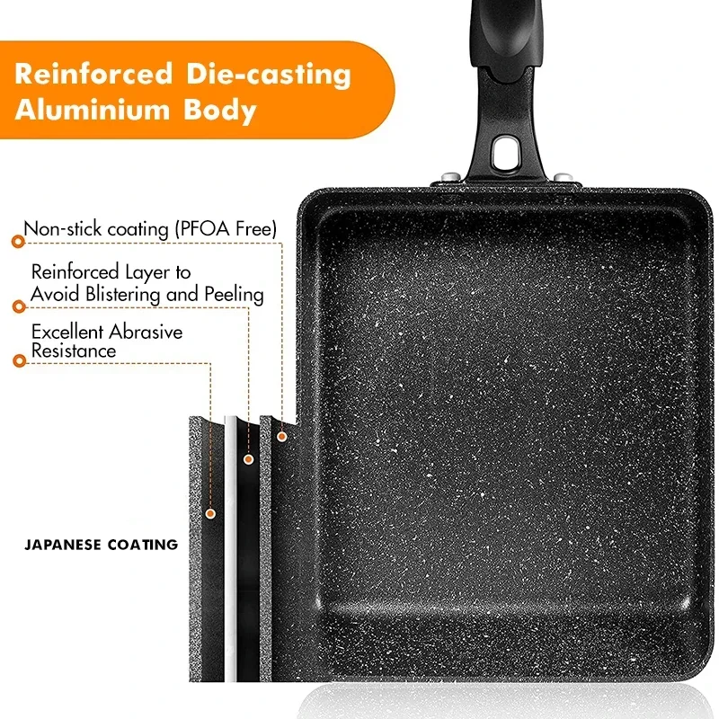 Japanese Omelette Pan / Tamago - Egg Waffle Pan review and price