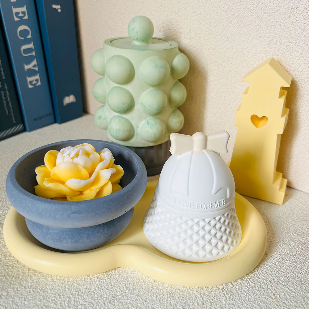 Bubble Jar Candle Vessel Concr - Donut Mold Silicone review and price