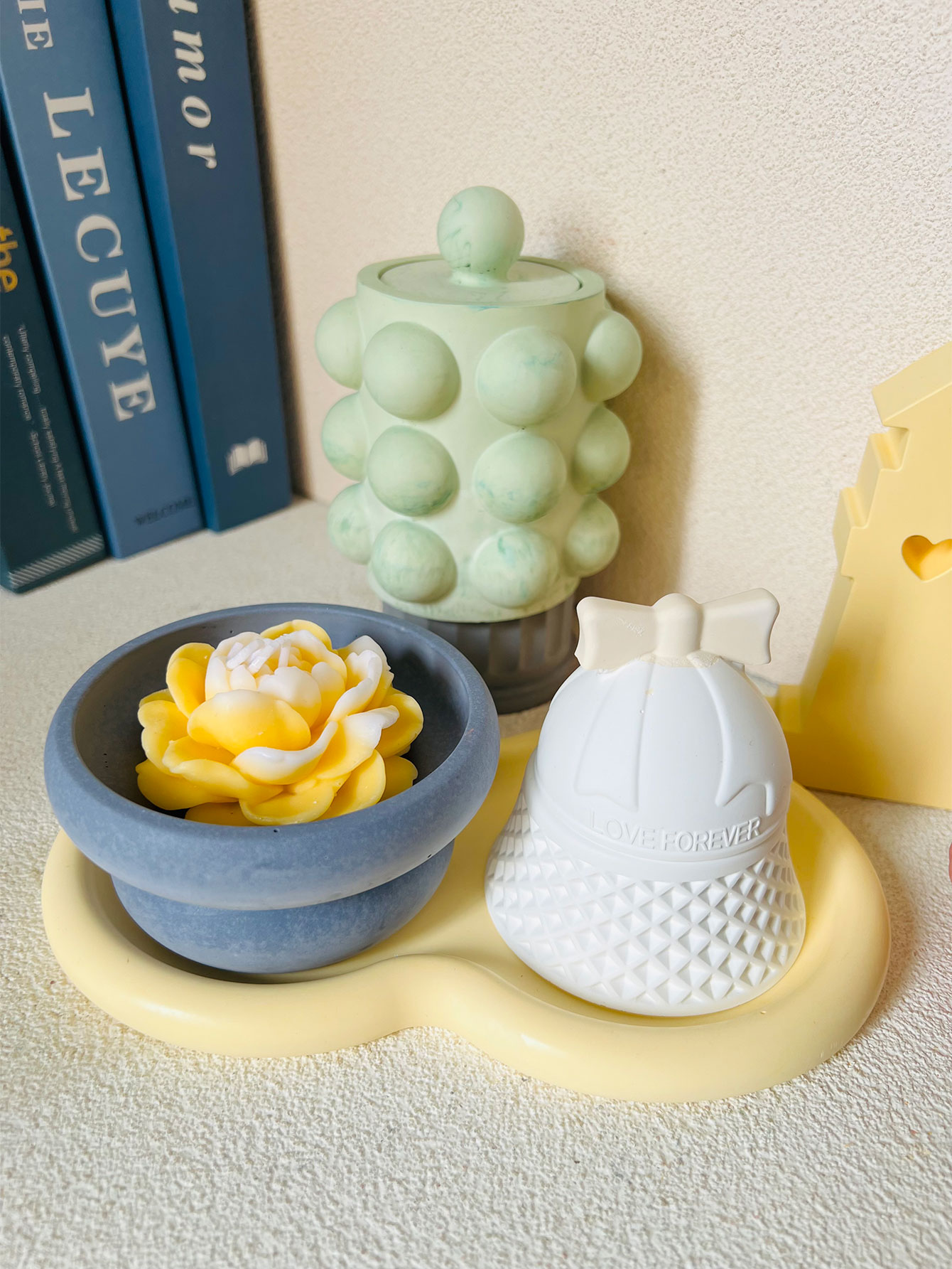 Bubble Jar Candle Vessel Concr - Donut Mold Silicone review and price