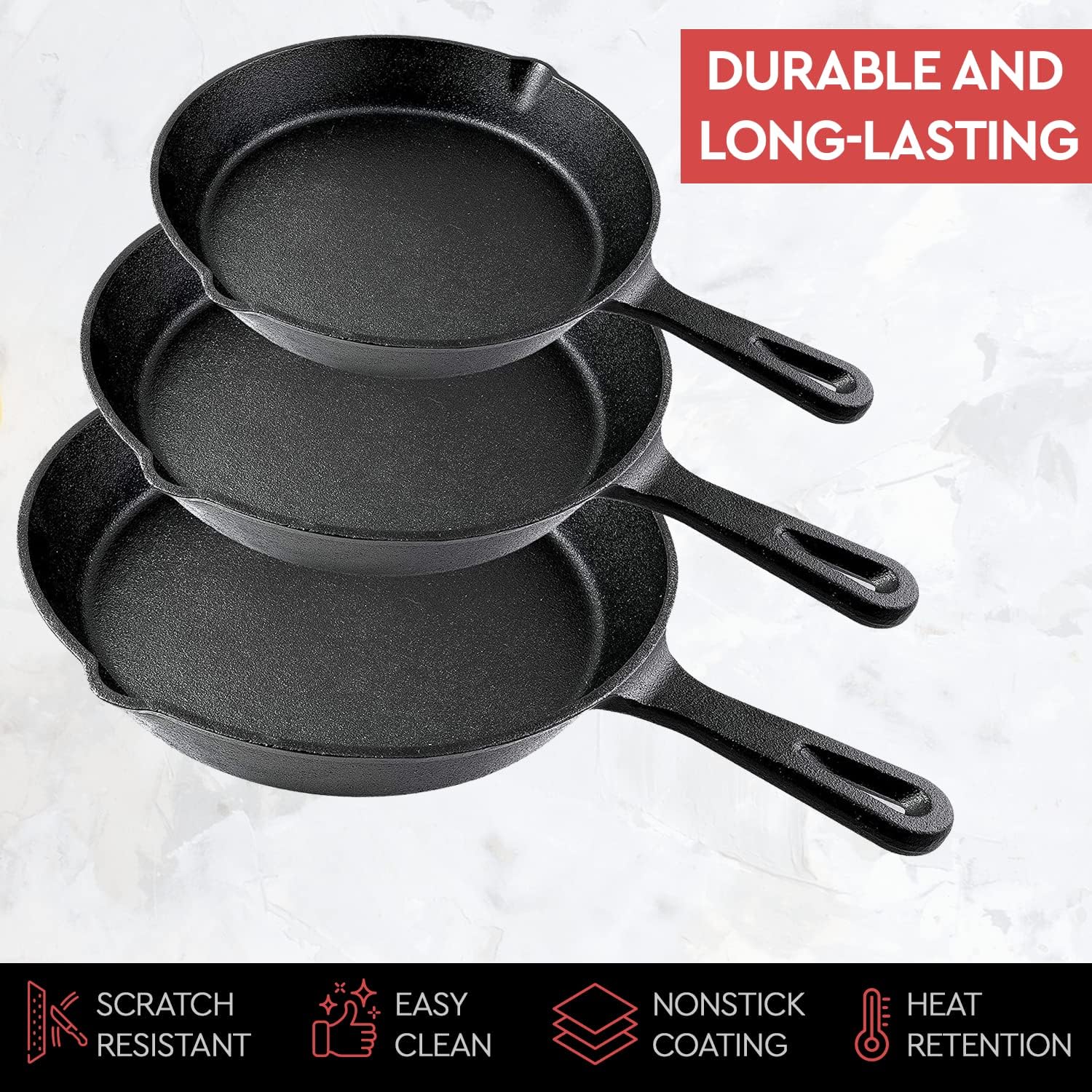 14/16/20cm Cast Iron Frying Pa - Cast Iron Corn review and price