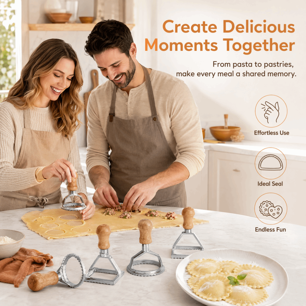 7PCS Individual Upright Raviol - Dumpling Press Set review and price