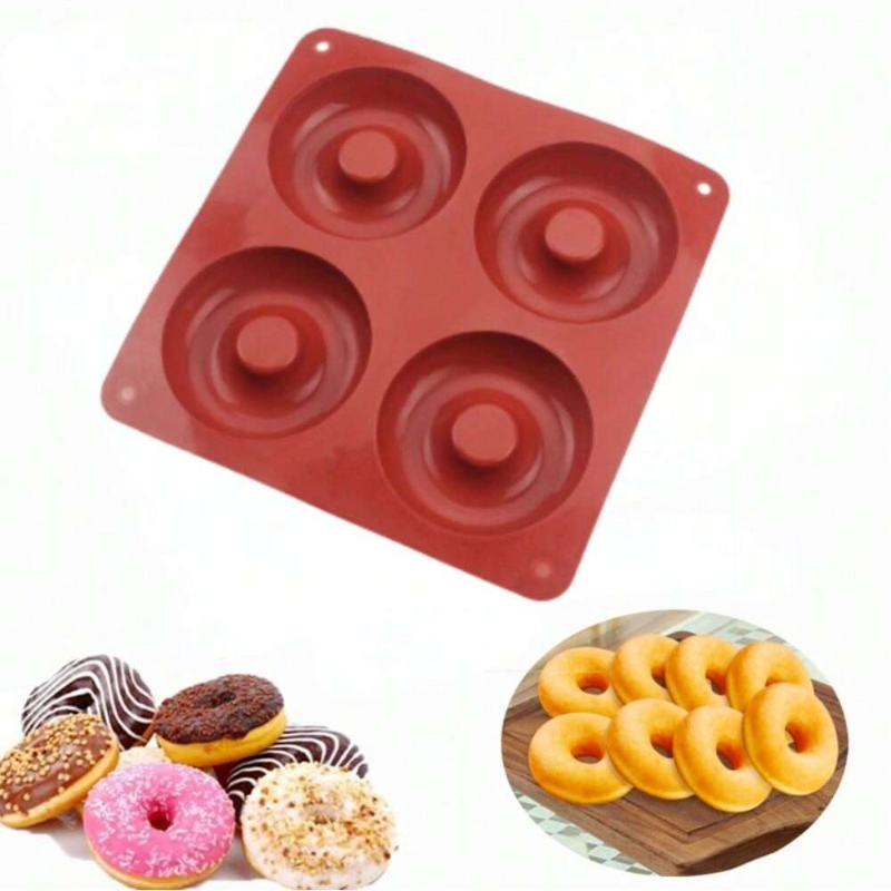 1PC 4 Holes Donut Silicone Mol - Donut Mold Silicone review and price