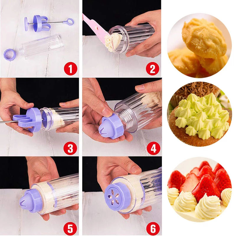 BOZZH DIY Manual Cookie Press  - Churros Maker Gun review and price